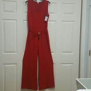 NWT Red Hot Size 12 Ralph Lauren Elegant Jumpsuit